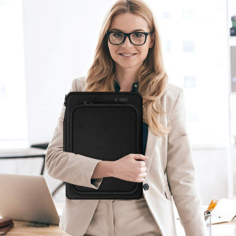 
Bazinis 13–14 colių nešiojamojo kompiuterio dėklas – juodas
