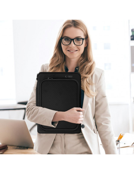 
Bazinis 13–14 colių nešiojamojo kompiuterio dėklas – juodas
