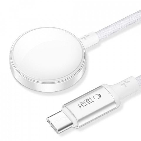 
Indukcinis įkroviklis Apple Watch USB-C 3W 1m - baltas
