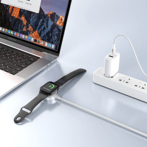 
Indukcinis įkroviklis Apple Watch USB-C 3W 1m - baltas
