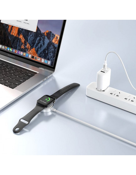 
Indukcinis įkroviklis Apple Watch USB-C 3W 1m - baltas
