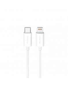
USB-C – iPhone Lightning TPE 20W 2m laidas – baltas
