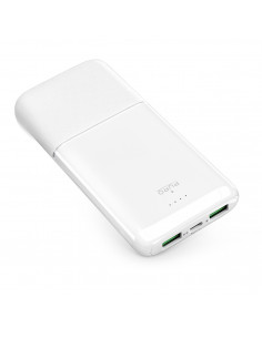 
Nešiojamoji baterija 10000mAh USBA USB-C 22.5W - balta
