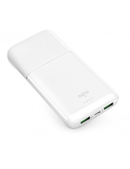
Nešiojamoji baterija 10000mAh USBA USB-C 22.5W - balta
