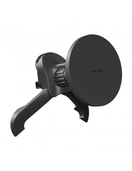 
Magnetinis automobilinis išmaniojo telefono laikiklis su reguliuojamomis grotelėmis, „MagSafe“ – juodas
