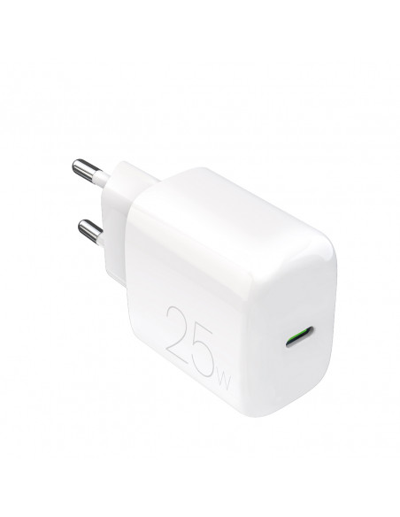 
USB-C maitinimo šaltinis 25 W sieninis įkroviklis – baltas

