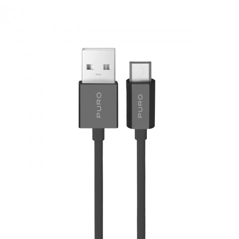 
Laidas USB-A - microUSB TPE 12W 2m - juodas
