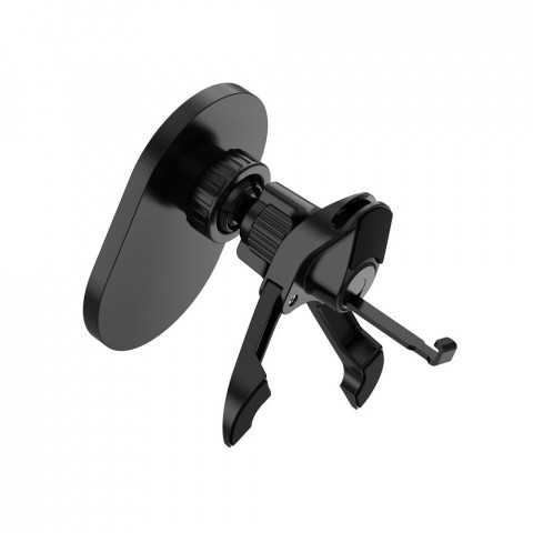 
Magnetinis išmaniųjų telefonų laikiklis automobiliui ant oro išleidimo angos „MagSafe“ – juodas
