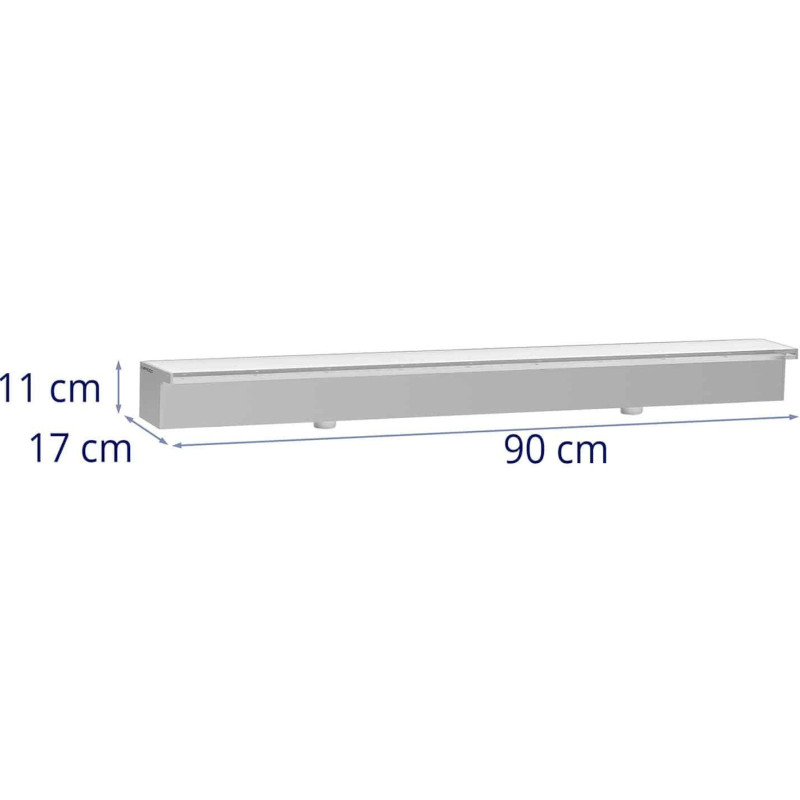 Krioklio snapelio sienelės kaskados sodo tvenkiniui LED 90 cm, srautas 30 mm