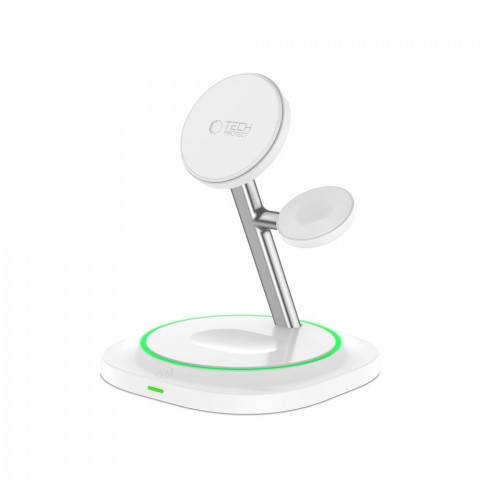 
3 viename indukcinis įkroviklis išmaniesiems telefonams, išmaniesiems laikrodžiams ir ausinėms. Magnetinis „MagSafe“ – ...