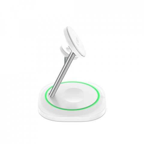 
3 viename indukcinis įkroviklis išmaniesiems telefonams, išmaniesiems laikrodžiams ir ausinėms. Magnetinis „MagSafe“ – ...