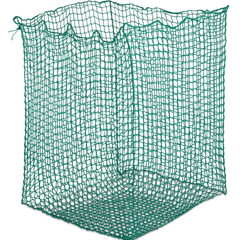 Šieno tinklelis ryšuliuose, mentės arkliams šerti, tinklelis 60 x 60 mm 1,4 x 1,4 x 1,6 m