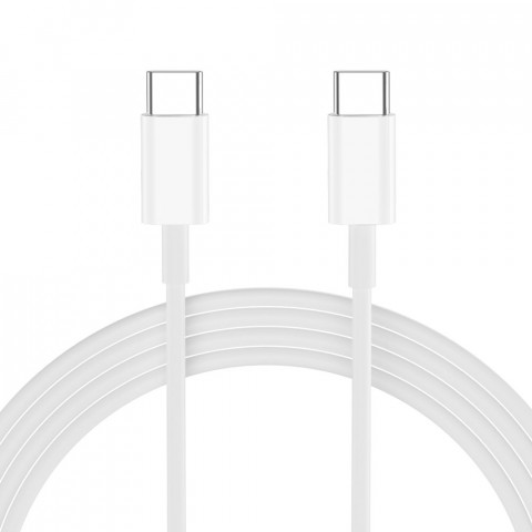 
USB-C sieninis įkroviklis su USB-C PD 20W laidu – baltas
