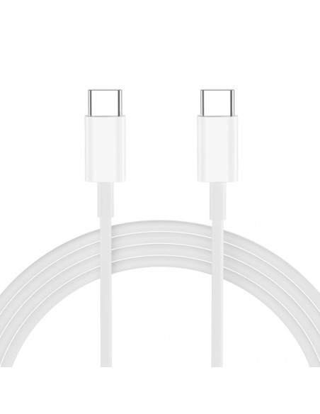 
USB-C sieninis įkroviklis su USB-C PD 20W laidu – baltas
