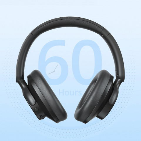 
Hibridinės ANC SOUNFII Q20S belaidės aktyvaus triukšmą slopinančios ausinės - juodos
