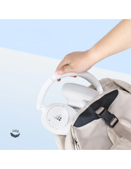 
Hibridinės ANC SOUNFII Q20S belaidės aktyvaus triukšmą slopinančios ausinės – baltos
