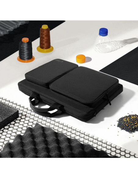 
17 colių nešiojamojo kompiuterio krepšys ir priedai, 44 x 31 x 7 cm – juodas
