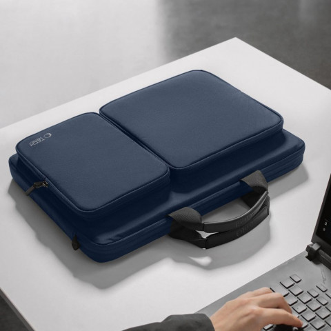 
17 colių nešiojamojo kompiuterio krepšys ir priedai, 44 x 31 x 7 cm – tamsiai mėlynas
