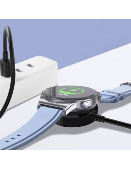 
Indukcinis įkroviklis, skirtas „Samsung Galaxy Watch USB-C 100cm“ – juodas
