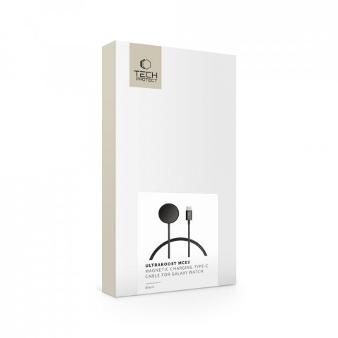 
Indukcinis įkroviklis, skirtas „Samsung Galaxy Watch USB-C 100cm“ – juodas
