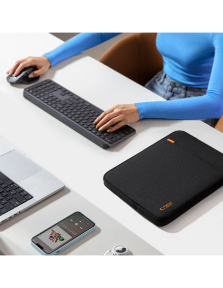 
Dėklas nešiojamam kompiuteriui ir planšetiniam kompiuteriui 11–13 colių – juodas
