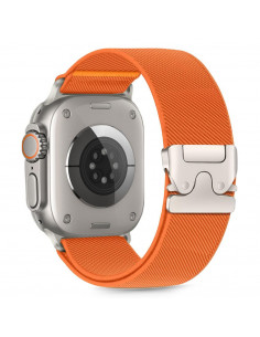 
„Apple Watch“ apyrankė (44 / 45 / 46 / 49 mm) su nailono užsegimu – oranžinė
