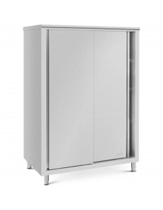 
Gastronominė spintelė su stumdomomis durelėmis, plieninė, 120 x 70 x 180 cm
