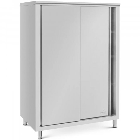 
Gastronominė spintelė su stumdomomis durelėmis, plieninė, 120 x 70 x 180 cm
