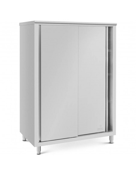 
Gastronominė spintelė su stumdomomis durelėmis, plieninė, 120 x 70 x 180 cm

