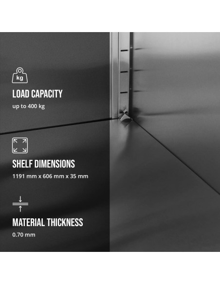 
Gastronominė spintelė su stumdomomis durelėmis, plieninė, 120 x 70 x 180 cm
