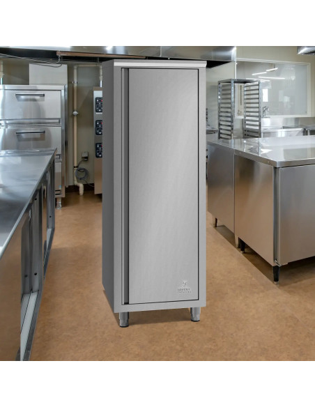 
Gastronominė indų spintelė, 3 lentynos, plienas, 60 x 60 x 180 cm
