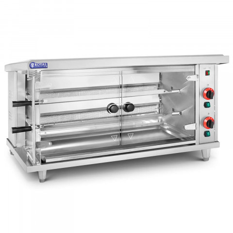 
Dujinė kepsninė 10 vištų, 2 iešmeliai, propanas-butanas, 10 kW
