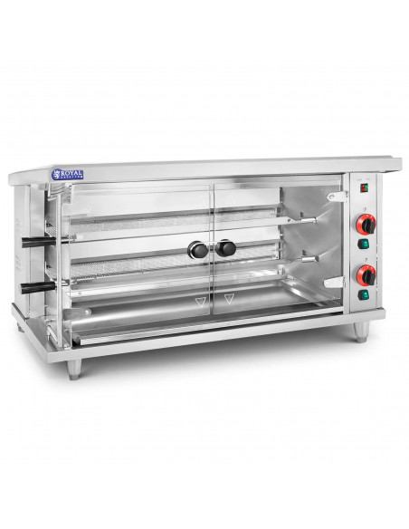 
Dujinė kepsninė 10 vištų, 2 iešmeliai, propanas-butanas, 10 kW
