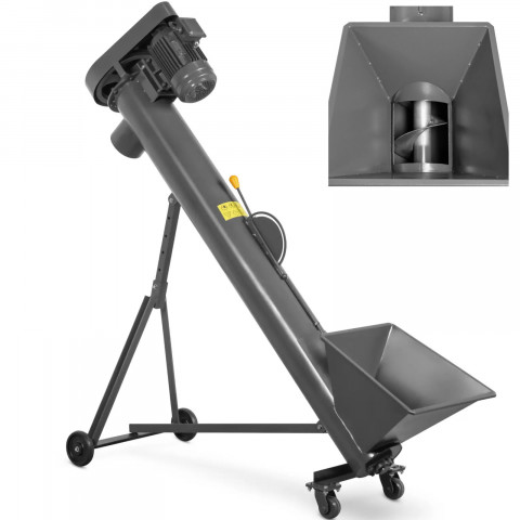 
Sraigtinis tiektuvas birių medžiagų granulėms 1,4 m 1000 kg/ val.
