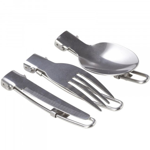 
Kempingo stalo įrankiai, virdulys, puodas, keptuvė, stalo įrankiai, rinkinys 2 asmenims
