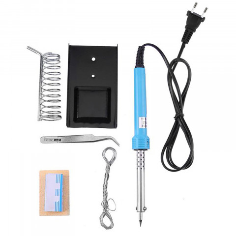 
Lituoklis su stovu, rankena, pincetu, kanifolija 60 W - 7 dalių rinkinys
