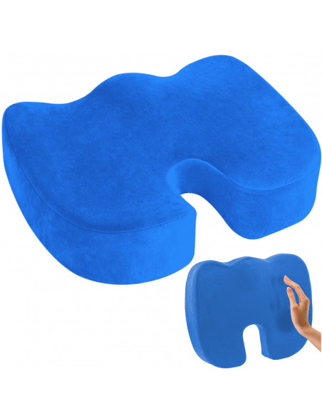 
Ortopedinė sėdynės pagalvėlė kėdei arba automobilio kėdutei XL - mėlyna
