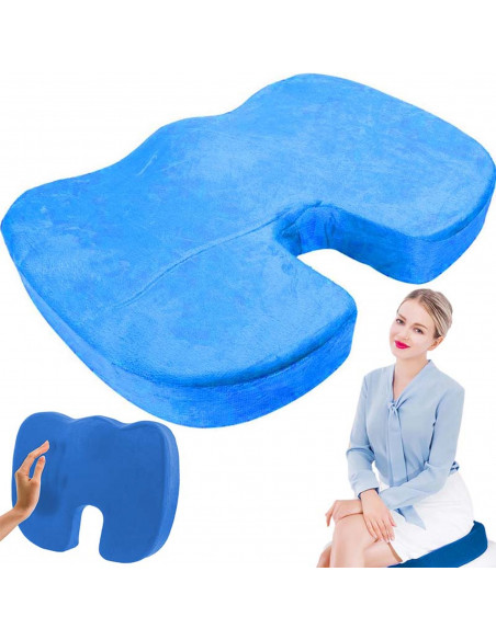 
Ortopedinė sėdynės pagalvėlė kėdei arba automobilio kėdutei XL - mėlyna
