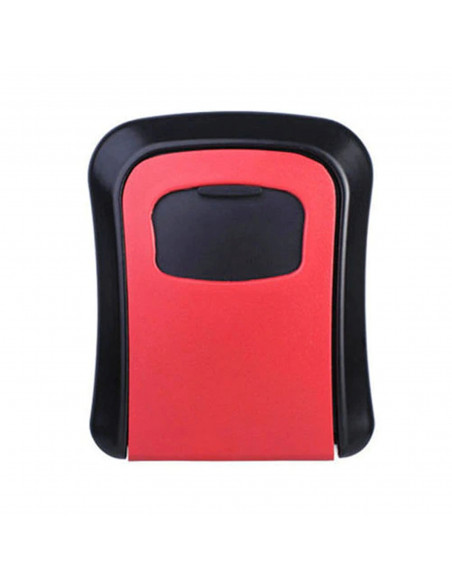 
Seifas, metalinė raktų dėžutė su kodine spyna, 11,5 x 9,5 cm - raudonas ir juodas
