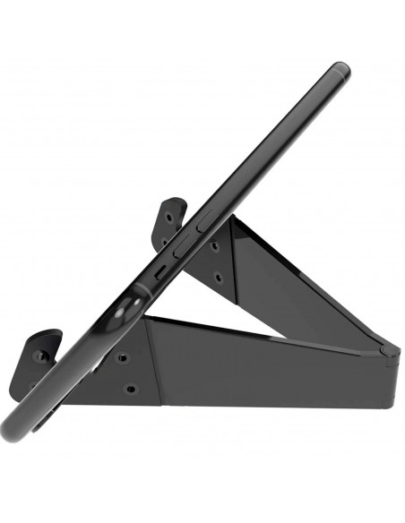 
Stalinis laikiklis telefonui ir planšetiniam kompiuteriui iki 11 colių, reguliuojamas 0–60 laipsnių kampu
