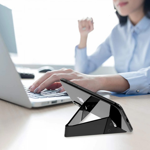 
Stalinis laikiklis telefonui ir planšetiniam kompiuteriui iki 11 colių, reguliuojamas 0–60 laipsnių kampu
