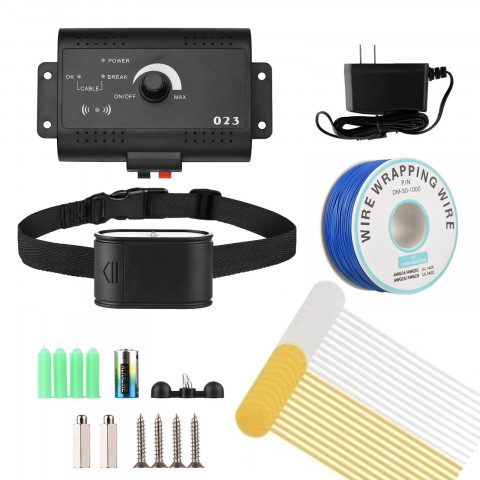 
Elektrinė šunų dresūros tvora su antkakliu, 300 m ilgio - komplektas
