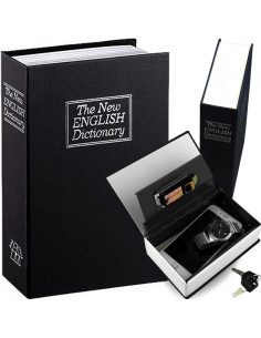 
Seifas, metalinė dėžutė vertybėms, pinigai knygos pavidalu XXL
