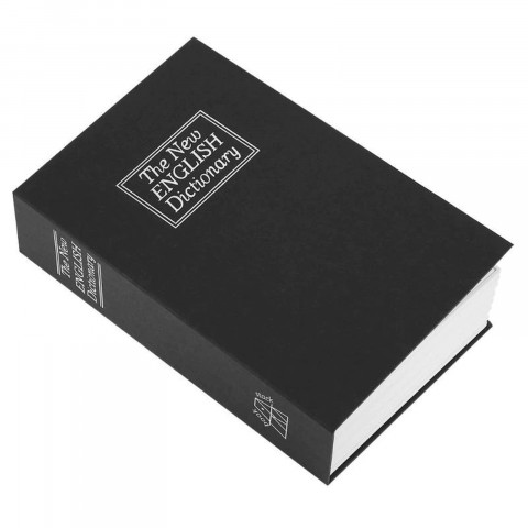 
Seifas, metalinė dėžutė vertybėms, pinigai knygos pavidalu XXL
