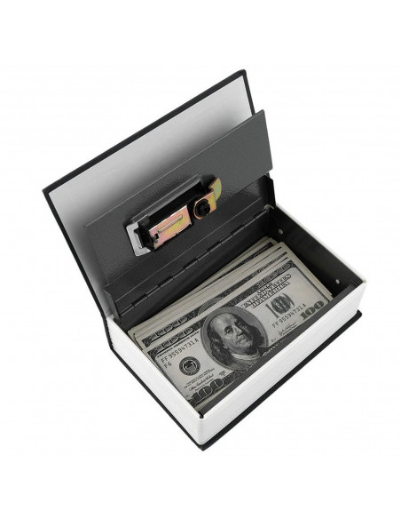 
Seifas, metalinė dėžutė vertybėms, pinigai knygos pavidalu XXL
