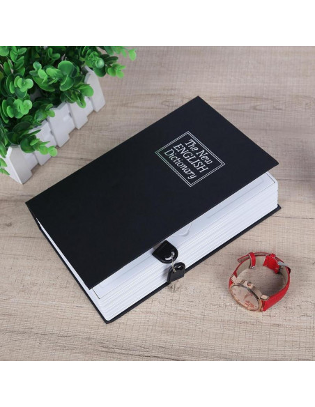 
Seifas, metalinė dėžutė vertybėms, pinigai knygos pavidalu XXL
