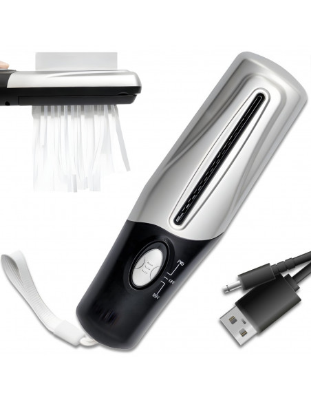 
Nešiojamas rankinis dokumentų smulkintuvas 11 cm
