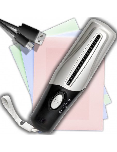 
Nešiojamas rankinis dokumentų smulkintuvas 11 cm
