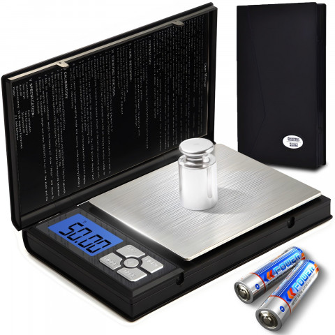 
Precizinės juvelyrinės svarstyklės, maitinamos baterijomis, užrakinamos, 0,01–500 g / 0,01 g
