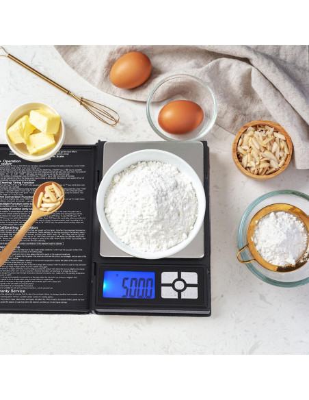 
Precizinės juvelyrinės svarstyklės, maitinamos baterijomis, užrakinamos, 0,01–500 g / 0,01 g
